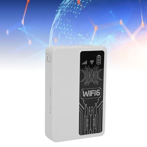GOWENIC Pocket 4G WiFi Mobile Hotspot for Travel (White) — view 4