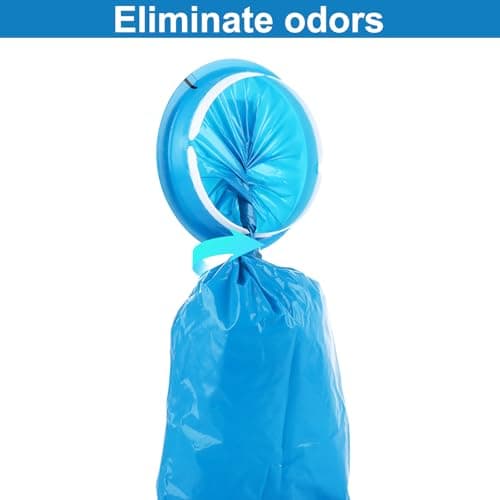 ASelected 25Pcs Sick Bags, 1000ml High Density Vomit Bags Disposable Barf Bags with Snap, Blue Emesis Bag for Car Travel Motion Sickness, Morning Sickness, Pregnant Woman — view 5