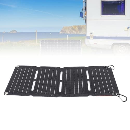 Pissente 40W Foldable Solar Panel, Portable Folding Solar Charger Kit Solar Charger with USB-C USB-A DC Outputs for Phones Power Banks Tablets Camping Hiking Backpacking — view 5