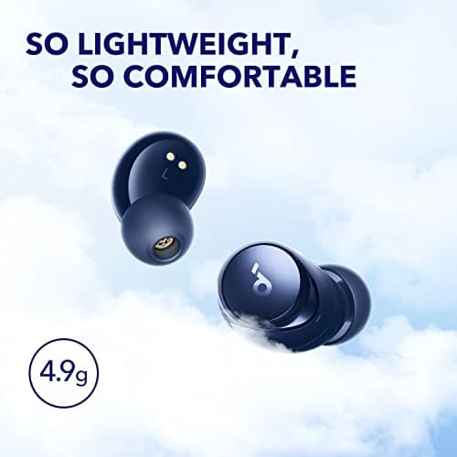 soundcore by Anker Space A40 Auto-Adjustable Active Noise Cancelling Wireless Earbuds, Reduce Noise by Up to 98%, 50H Playtime, Hi-Res Sound, Comfortable Fit, App Customization, Wireless Charge — view 6