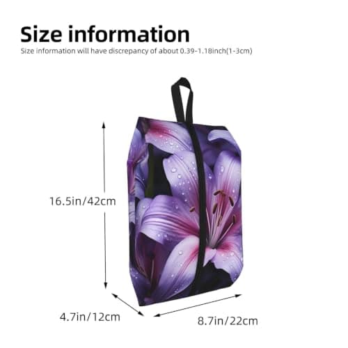 Shoe Bags For Travel Large Waterproof Travel Shoe Bag With Handle, 2PCS — view 3