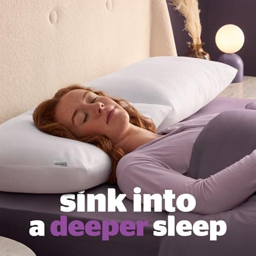 Silentnight Deep Sleep Pillow Pack of 6 - Soft Hotel Bed Pillows 6 Pack - Machine Washable Hollowfibre Sleep Easy Pillows,White — view 2