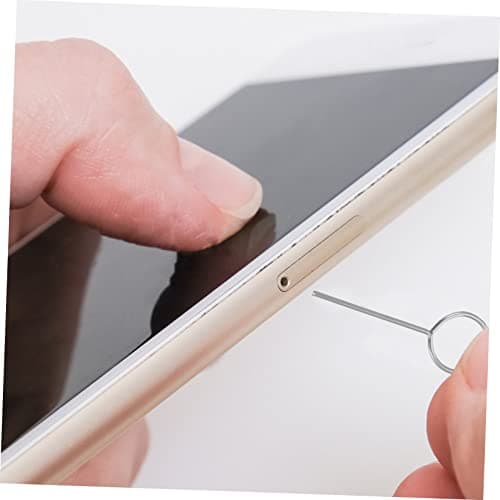 Gadpiparty 200pcs Stainless Steel Sim Card Tray Opener Phone Chip Remover Sim Needle Opener for Use with Mobile Devices — view 4