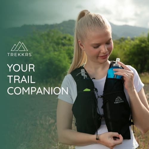 Trekkrs 2 Pack Soft Flask Water Bottles - 500 ml — view 2