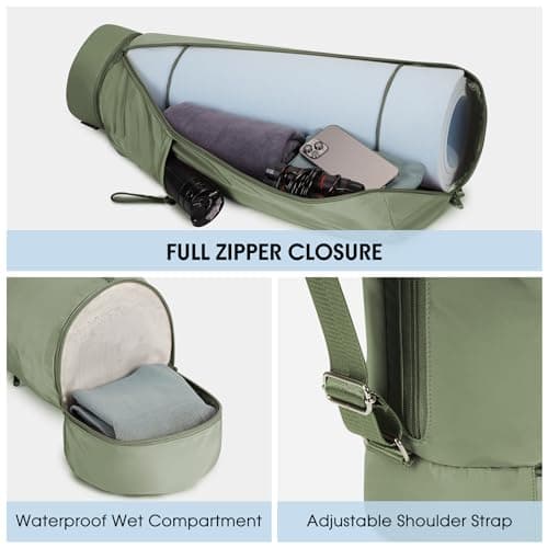 sportsnew Yoga Mat Bag Full Zip Pilates Bag with Adjustable Carring Strap — view 4