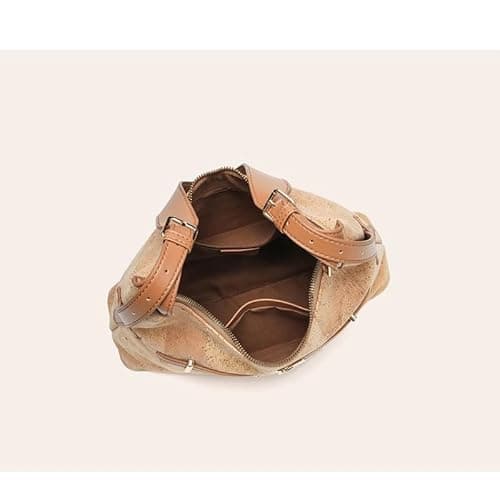 JZ Lightweight Cork Organizer Shoulder Bag For Women with Adjustable Strap - B — view 4
