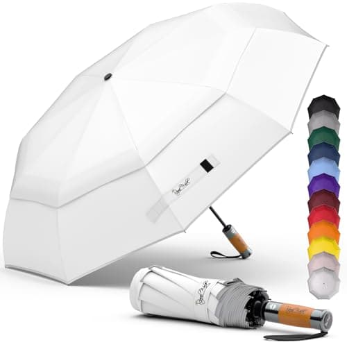 Royal Walk Folding Travel Compact Umbrella Windproof Strong for Men & Women