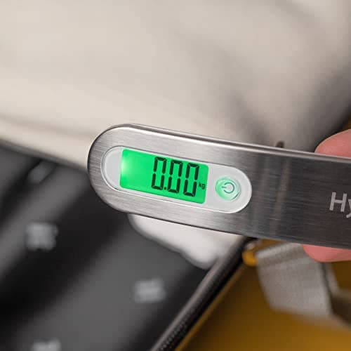 Hypercube Luggage Scale Portable Digital Weight Scale for Travel Suitcase Weigher with Tare Function 110 Lb/ 50Kg Capacity Grey — view 5
