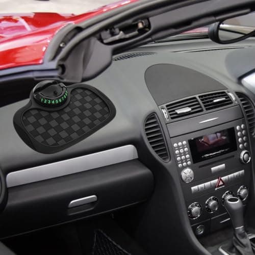 Universal Phone Holder Mat for Car Dashboard Parking PVC Black — view 4