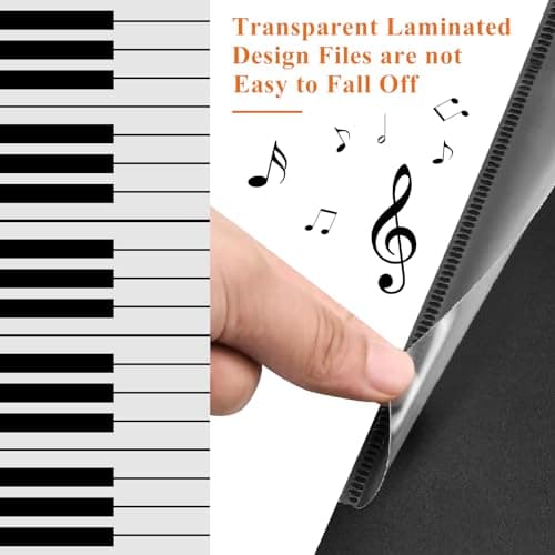 AUAUY 2 Pcs Sheet Music Folders 6-Sided A4 Collapsible Files Holder — view 5