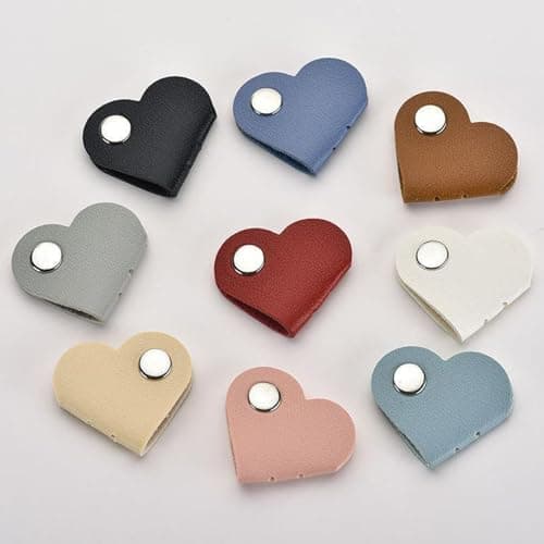10Pcs Tidy Leather Cord Organizer Reusable Cable Straps Clips Flexible Wires Organiser Clip for Power Cord Headphone — view 6