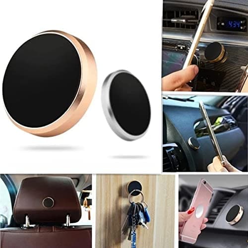YSJJZRL Magnetic Phone Mount,Dashboard Magnetic Car Holder 360° Rotation Car Mount for All Smartphones (Rose gold) — view 5