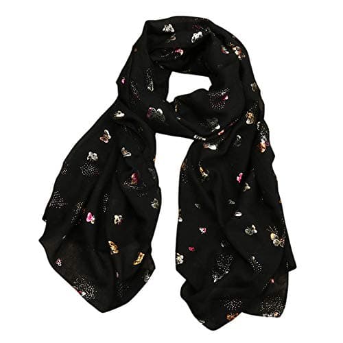 Scarves For Women Lightweight - Floral Print Pashmina Shawl Wrap Stole for Women Accessory — view 3