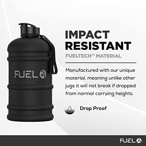 Fuel24 Jug 2.2 Litre Water Bottle Pop or Straw Cap Large Gym Sports Bottle — view 3