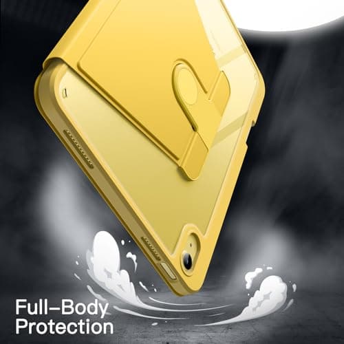 JETech 360° Rotating Case for iPad (A16) 11th/10th Gen, Yellow — view 4