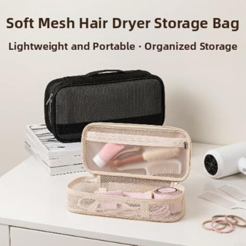 SMZhomeone Hair Tools Travel Bag, Waterproof Mesh Storage Case For Shark — view 4