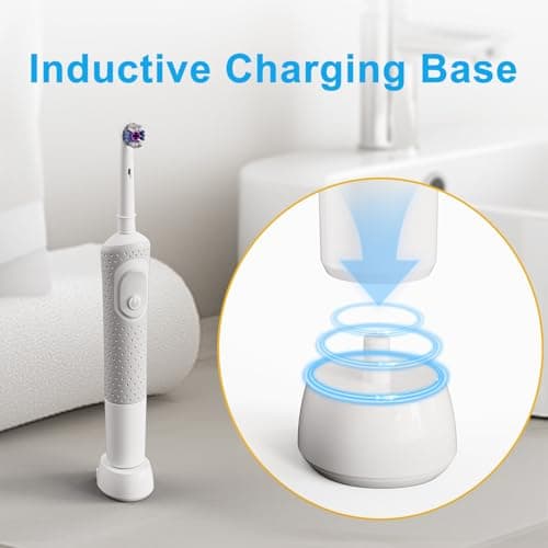 Electric Toothbrush USB Charger for Oral B iO3 iO4 iO5 iO6 Smart 6000N, Genius X, 8000, Type 3757 Replacement Charger, Portable USB Power Cord for Travel — view 4