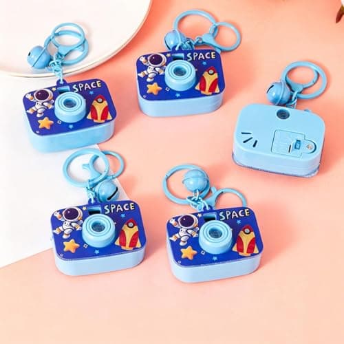 Projection Camera Keychain Space Astronaut LED Projector Backpack Decor — view 5