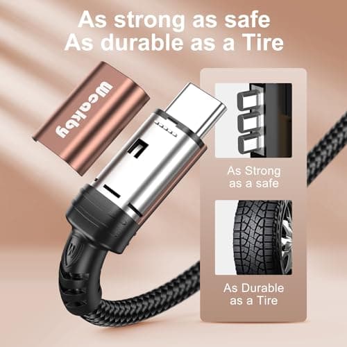 Samsung Charger Cable fast charge 8 Pack 1M+1M+2M+2M USBC to USB Cable for Samsung S23 iPhone 15 Pro Max Plus Switch PlayStation 5 Google Pixel 7 Pro Huawei etc. — view 3
