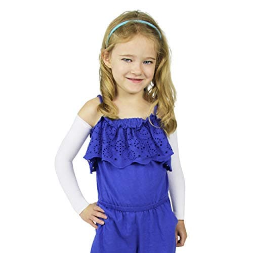 SmartKnitKIDS Seamless Compression Arm Sleeves - Large - White — view 2