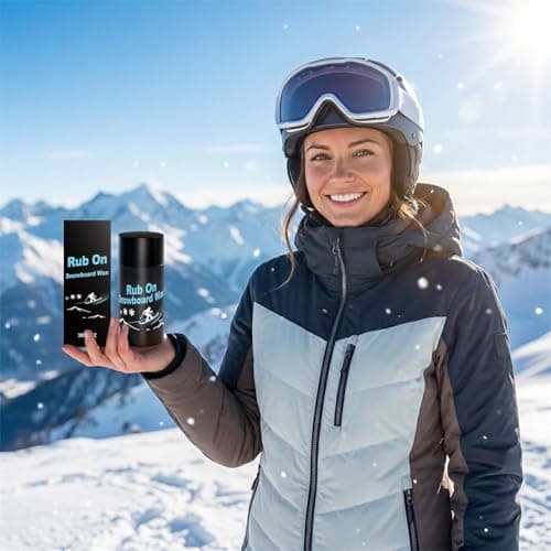 Snowboard Rubbing Wax for Rubbing 30 g Wax Accessories with Cork Applicator — view 2
