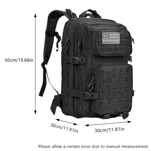 Geebymol 45L Military Tactical Backpacks Large Molle Army Assault Pack — view 2