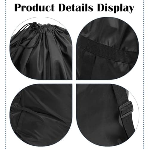 Stroller Bag for Airplane, Buggy Bag with Large Capacity, Stroller Bag for Travel Storage, Protective Cover for Stroller Transport, Dimensions 95 x 58 cm, Ideal for Air Travel and Outdoor Adventures — view 3