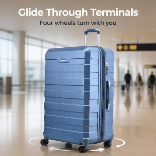RMW Suitcase Extra Large 30 inch Expandable Hard Shell Check-in Luggage — view 5