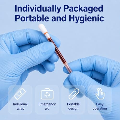 JOVIA 100-Pack Disposable Iodine Swabs, Individually Wrapped — view 3