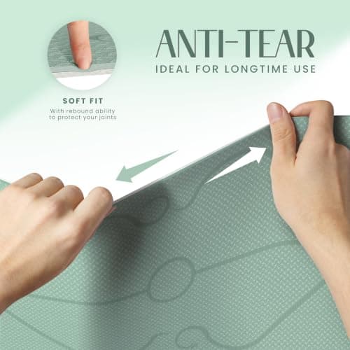 Yogii Non-Slip 6mm TPE Yoga Mat with Alignment Guides — view 6