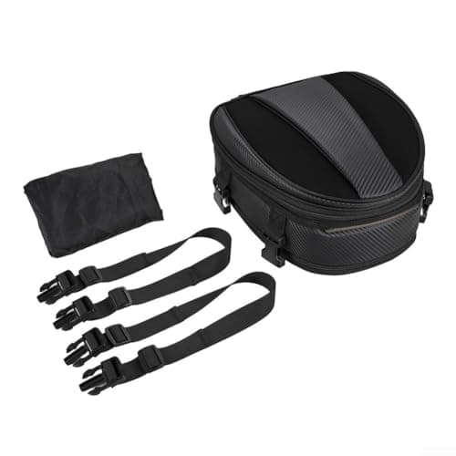 QuivyLivy Waterproof Rear Saddle Bag for -Surron E-Bike, Large Capacity PU Leather Trunk Luggage, Universal Fit Motorcycle Seat Pack with Easy Mount — view 5