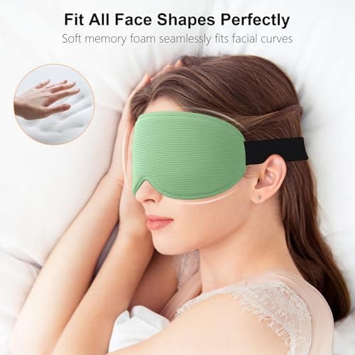 Gritin 100% Blackout Sleep Mask for Women & Men-Zero Eye Pressure Eye Mask — view 5