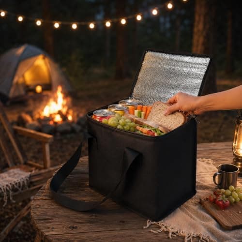 2 Pcs Small Cooler Bag, Small Cool Bags, Cooler Bag Small, Thermal Cooler Bag for Work School Travel, Office Meals and Outdoor Activities, Camping, Picnic, Beach, Bbq and Gift — view 5