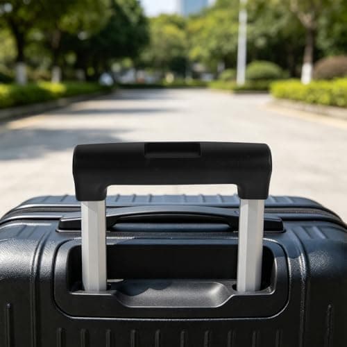 Replacement Suitcase Handle Repair Grip Black, Plastic Travel Luggage — view 6