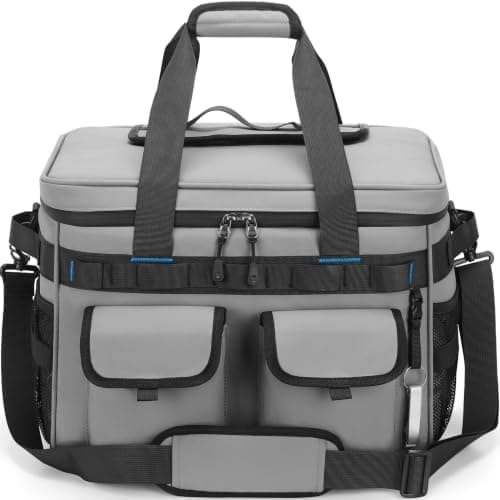 YOUNGOA 40L Cool Bag, Large Insulated Leakproof Foldable Cooler Box