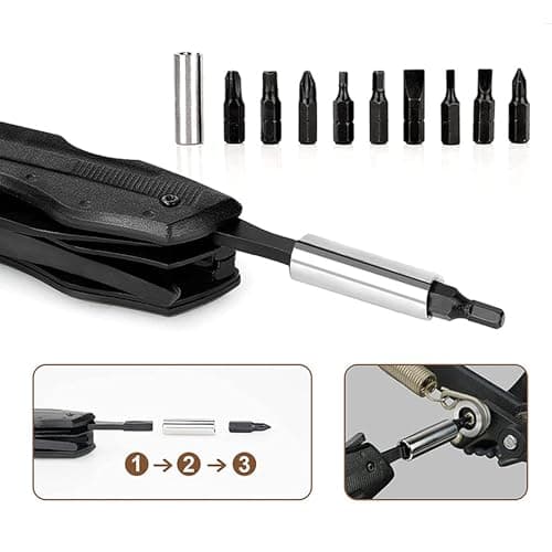 Foyscr 5-in-1 Foldable Stainless Steel Multi-Tool Pliers with Oxford Bag – Perfect for Camping & Fishing, Great for Men — view 4
