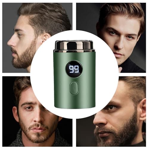 Travel Razor for Men Rechargeable, Waterproof, Portable with — view 4
