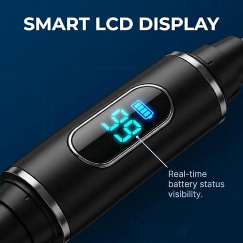 Nose Hair Trimmer for Men Women Rechargeable Eyebrow Facial Hair Trimming — view 6
