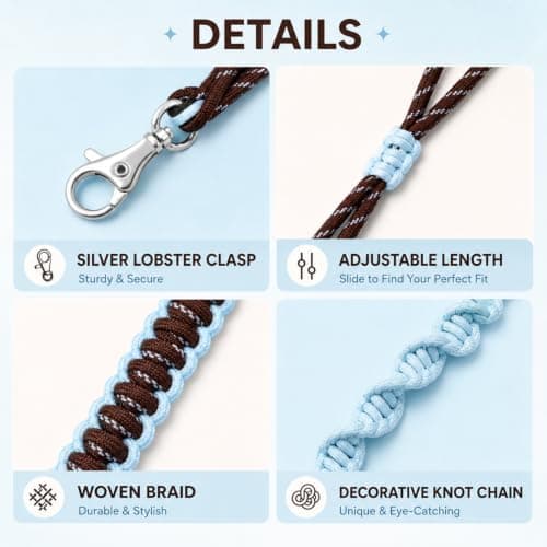 CYD Adjustable Phone Lanyard, Crossbody Strap for Travel — view 5