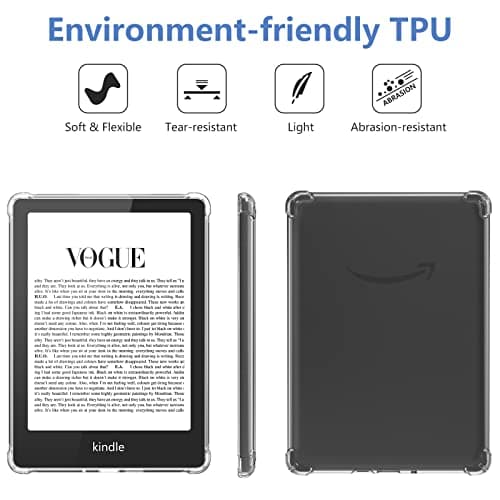 TQQ Case for 7" Kindle Paperwhite and Kindle Colorsoft, Clear — view 4