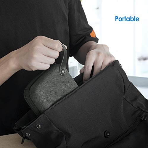 JETech Travel Accessories Organizer Case, Gadget Pouch Portable Electronic Pouch for MacBook Power Adapter, Cable, Stylus Pen, SD Card, Power Bank, USB Flash Drive — view 6