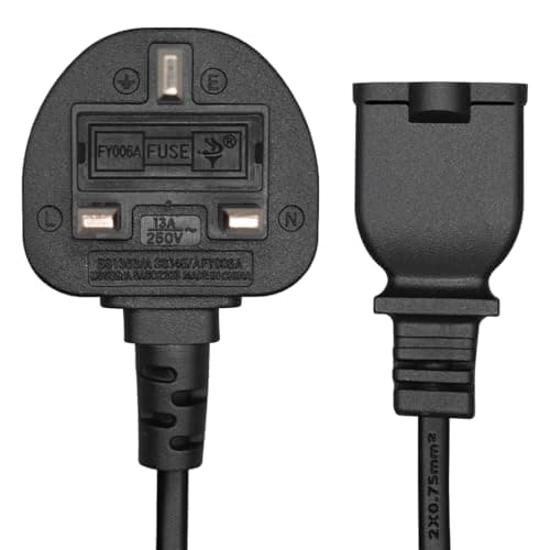 Strhowill 0.5M NEMA 1-15R to UK Plug Power Cord 125-250V/13A-15A for Laptop — view 2