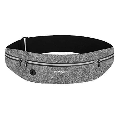 HAISSKY Running Belt, Lightweight Fitness Waist Pack, up to 6.9"