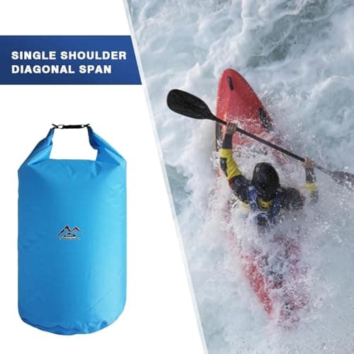 Sadodo Waterproof Dry Bag Set,Pack of 3PCS 5L 10L 20L Ultralight Camp Bags — view 5