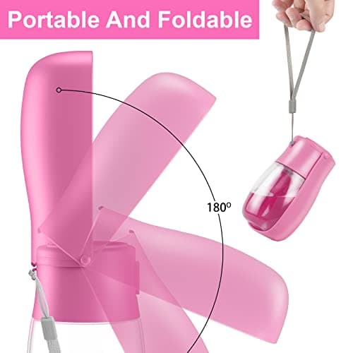 Gezimetie Dog Water Bottle - Foldable Dog Water Dispenser for Walking with Dog Waste Bag, Portable Pet Water Bottle for Travel, BPA Free Water Bottle for Cat, Rabbit,Puppy and Other Animal 300ML — view 3