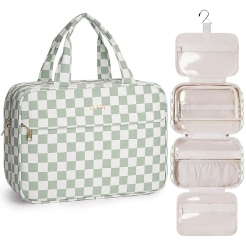 Narwey Large Hanging Toiletry Bag for Women, Travel Wash Bag for Toiletries