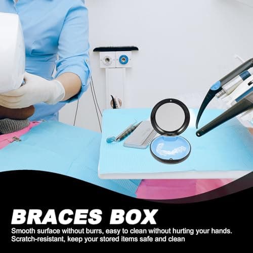 Didiseaon Portable Denture Storage Box with Mirror for Mouth Guards — view 6
