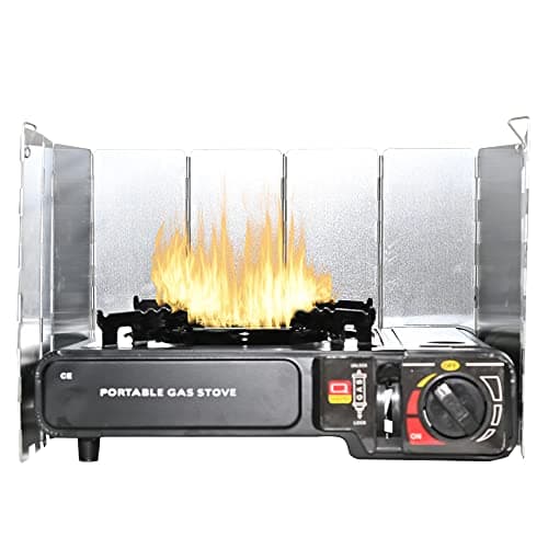 Ram® Camp Camping Windshield Stove Aluminium Camping Windshield Compact Folding Camping Stove — view 3