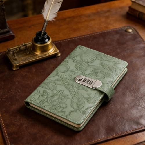 Password Lock Money Saving Binder,Secure Storage Notebook 23x14.5x3cm — view 2