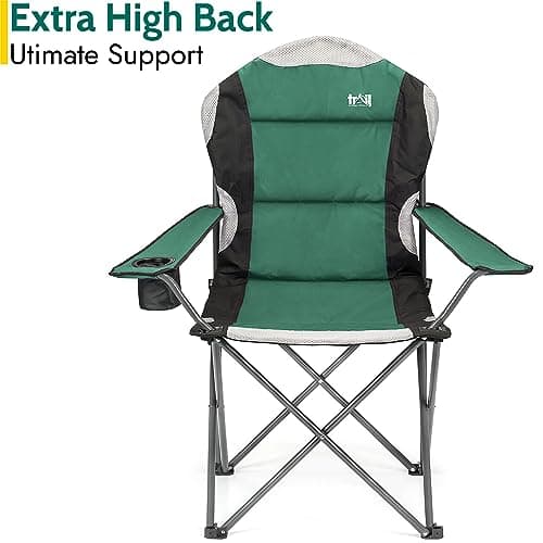 Trail Kestrel High Back Camping Chair, Green — view 6